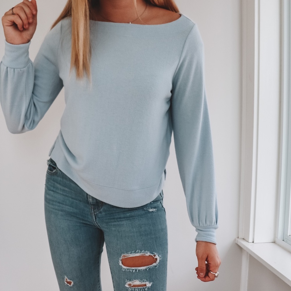Off Shoulder Sweater